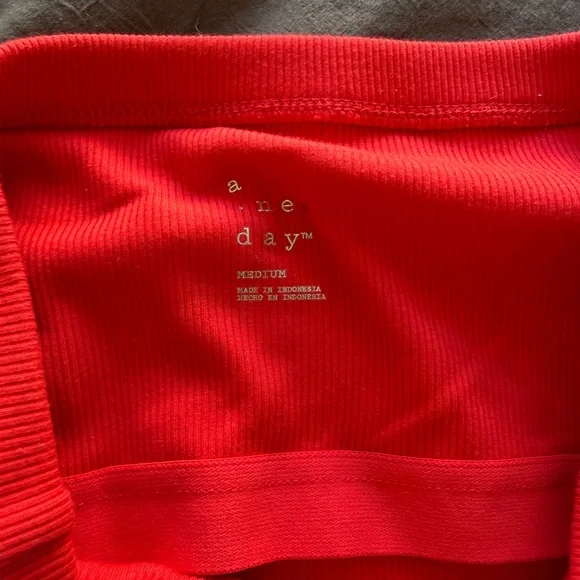 Red Ribbed Tube Top - Target - Picture 2 of 2